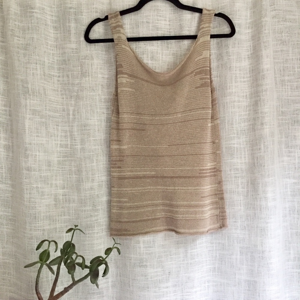 Souchi Ringwold Tank Hand Loomed Cashmere Blend